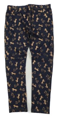 Tmavomodré tregíny s jednorožci Primark