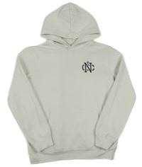 Smetanová mikina s nápisem a kapucí H&M