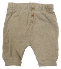 Béžové tepláky s knoflíčky George 
