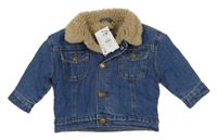 Nové - Modrá zateplená riflová bunda Primark