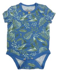 Modré body s listy So Cute