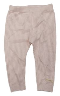Světlerůžové pletené tepláky George