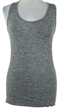 Dámský šedý melírovaný sportovní funkční top H&M