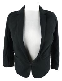 Dámské černé crop sako H&M