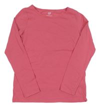 Růžové triko H&M
