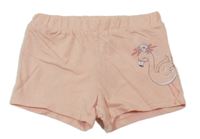 Světlerůžové kraťasy s plameňákem Lily & Dan