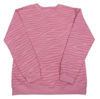 Růžová vzorovaná mikina Primark 