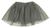 Šedá třpytivá tylová sukně H&M