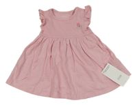 Nové - Růžové šaty s květem M&S