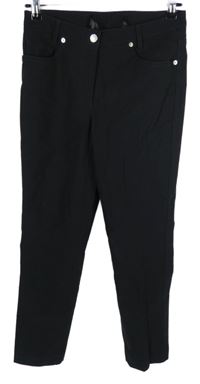 Dámské černé elastické skinny kalhoty Madeleine 