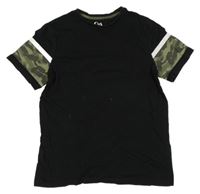 Černo-army tričko C&A