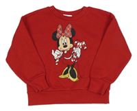 Červená mikina s Minnie 
