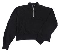 Černá crop mikina H&M