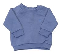 Modrošedá oversize mikina Matalan