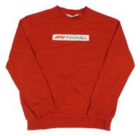 Červená mikina s logem Formule 1 H&M