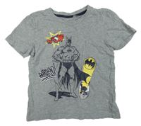 Šedé tričko s Batmanem 