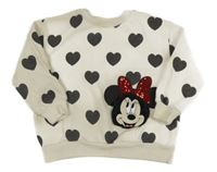 Smetanová mikina se srdíčky a Minnie George