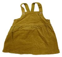 Hořčicové manšestrové šaty Lil´Atelier
