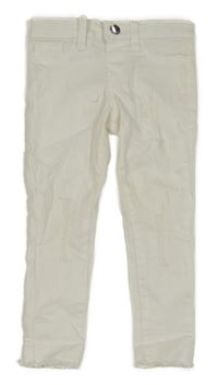 Bílé skinny rifle s prošoupáním Denim Co.