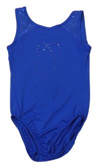 Modré cvičební body s třpytkami 