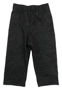 Černé vzorované sportovní tepláky Nike