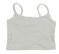 Bílý crop top