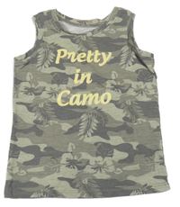 Army top s nápisem 