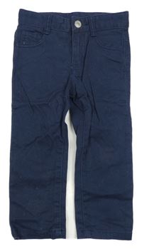 Tmavomodré skinny rifle Benetton