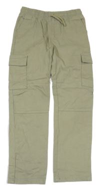 Světlekhaki rifle s kapsami Primark