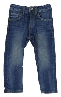 Modré relaxed tapered leg rifle H&M
