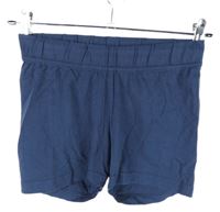 Dámské tmavomodré bavlněné kraťasy Up2Fashion 