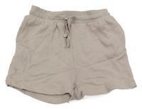 Fialovošedé teplákové kraťasy H&M