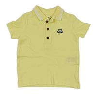 Žluté polo tričko s autem F&F