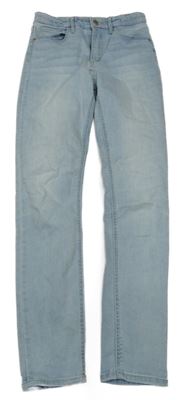 Světlemodré skinny fit high waist rifle H&M