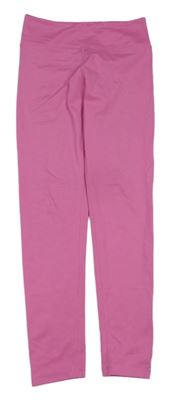 Růžové sportovní legíny H&M