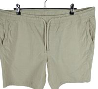 Pánské béžové plátěné chino kraťasy H&M