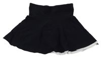 Černo-bílá pletená sukně H&M