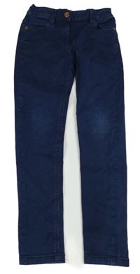 Tmavomodré skinny rifle M&S