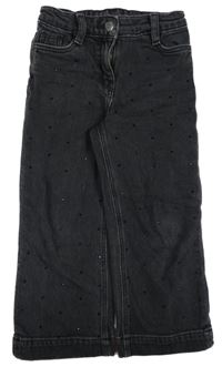 Tmavošedé culottes kalhoty s kamínky Tape Á L´oeil