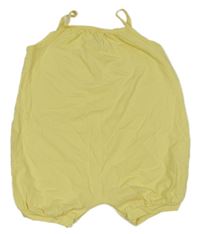Žlutý kraťasový overal H&M