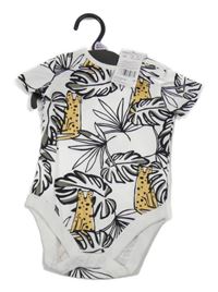 Nové - Smetanové body s listy a gepardy F&F