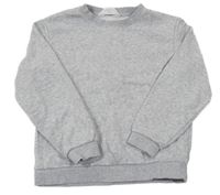 Šedá melírovaná mikina H&M