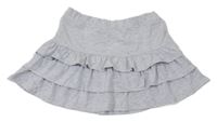 Světlešedá vrstvená tepláková sukně H&M