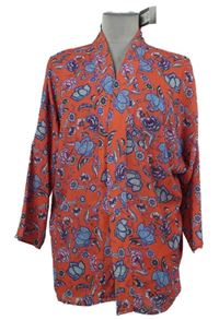 Nové - Dámský korálový květovaný cardigán Primark 