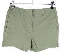 Dámské khaki riflové kraťasy H&M