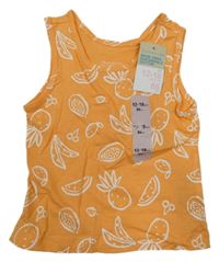 Nové - Oranžové tílko s ovocem Primark