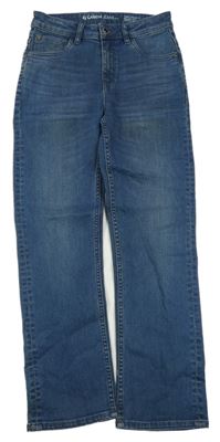 Tmavomodré straight relaxed rifle Garcia Jeans