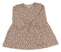 Růžové leopardí šaty Matalan
