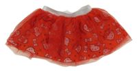 Červená tylová sukně s Hello Kitty Sanrio