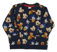 Tmavomodrá mikina s Mickey a Plutem Disney C&A